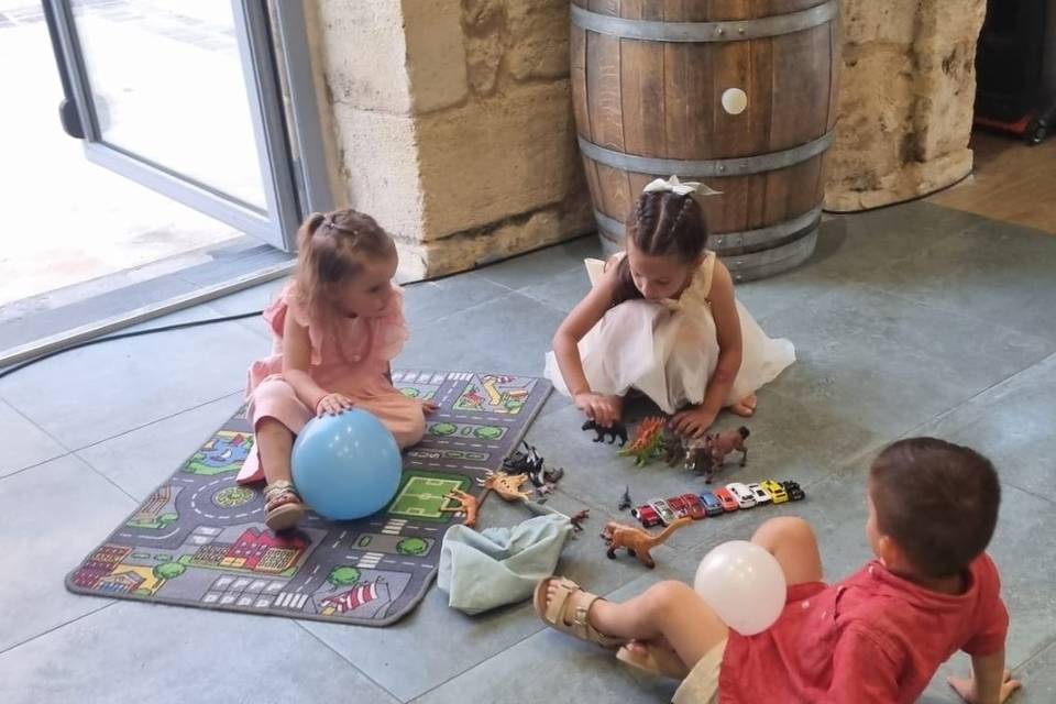 Jeux au sol mariage
