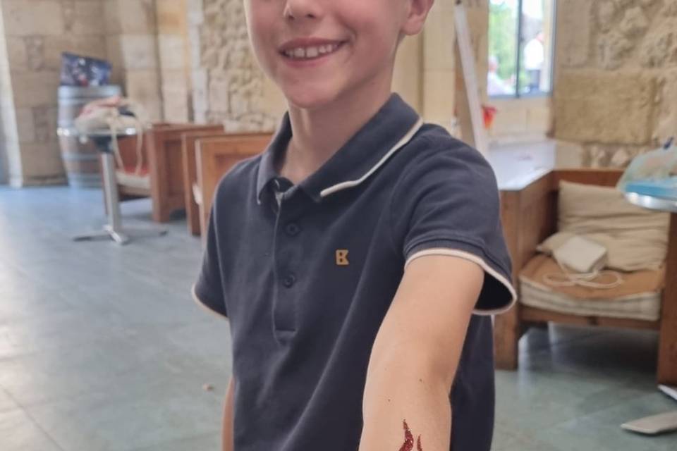 Un tatoo flamme