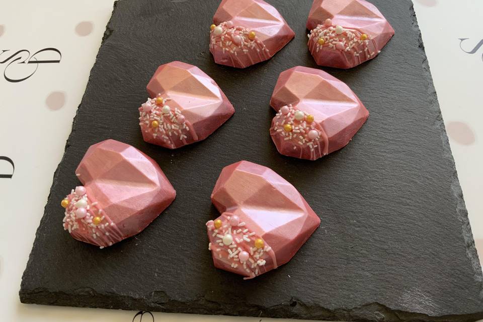 Coeurs chocolatés