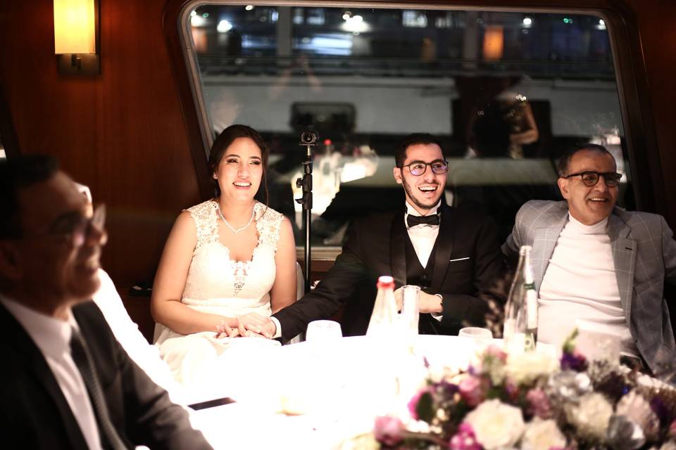 Invités pendant la soirée