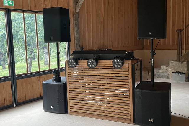 Set up dancefloor
