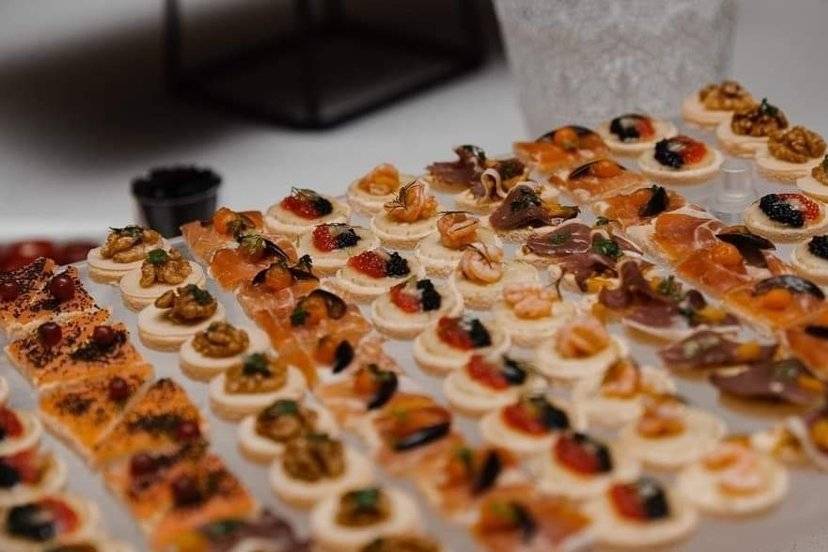 Canapés variés