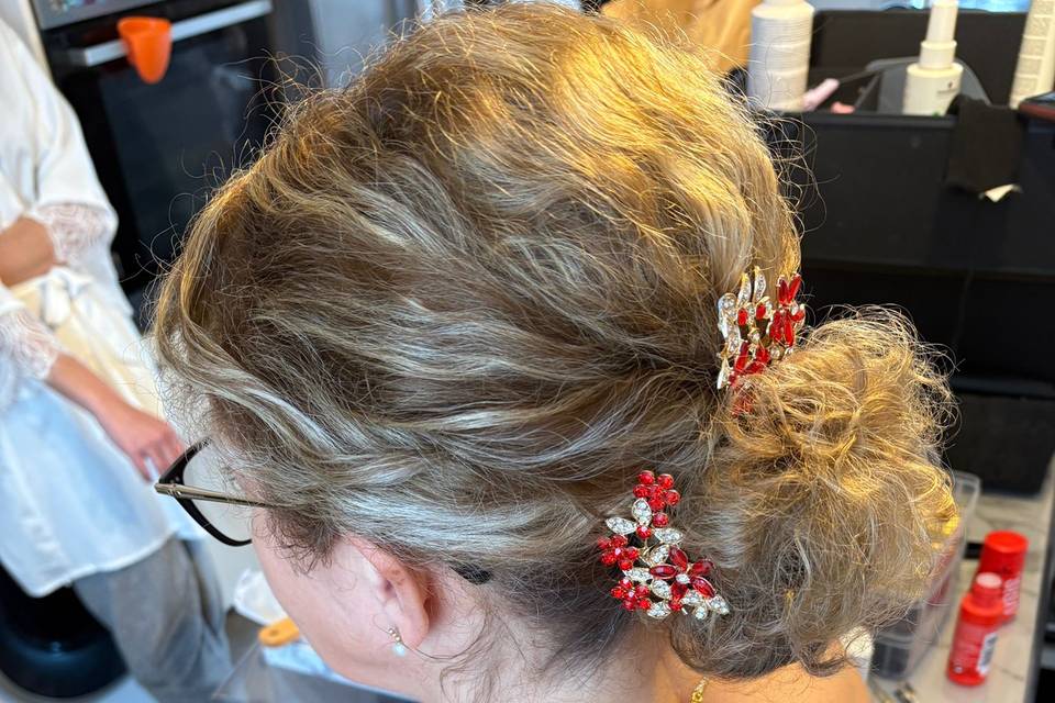 Chignon bas flou