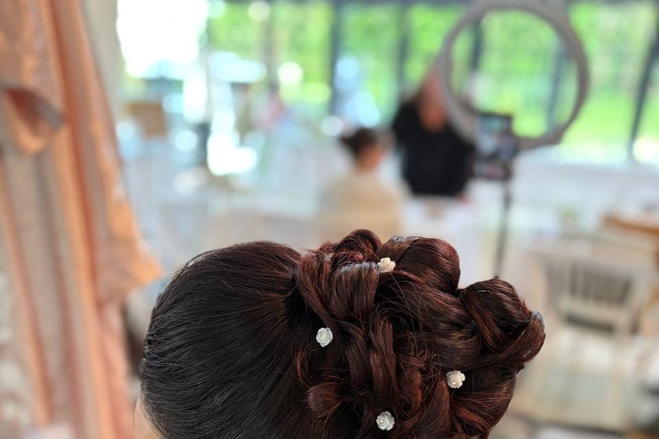 Chignon haut
