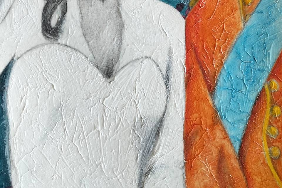 Kate et William, peinture