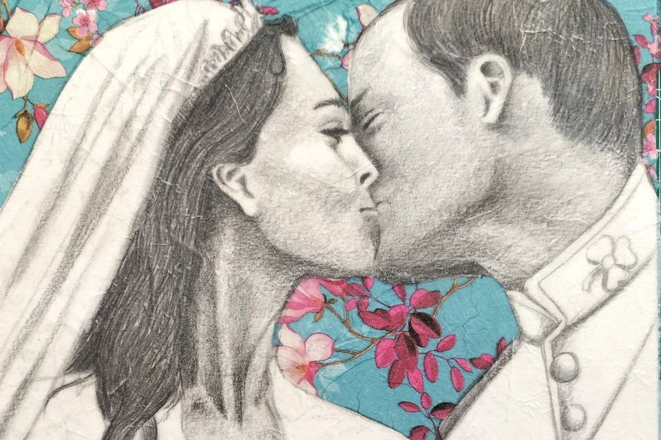 Kate et William collage