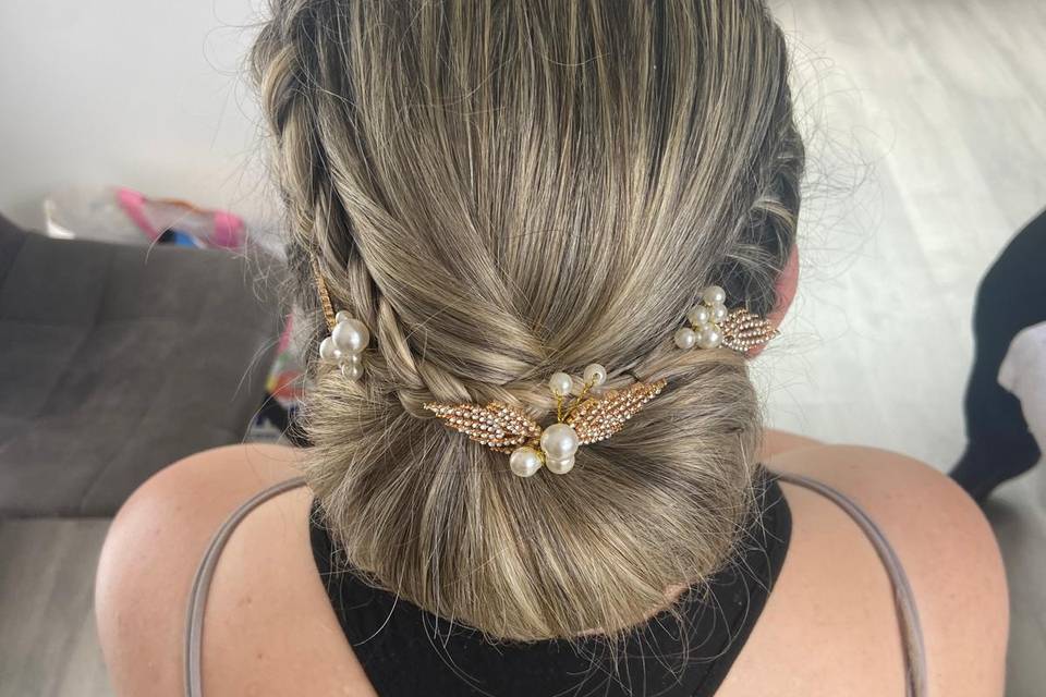 Chignon bas élégant