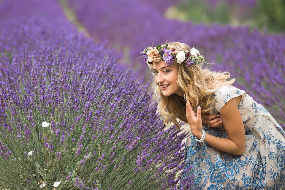 Couronne pour la mariée