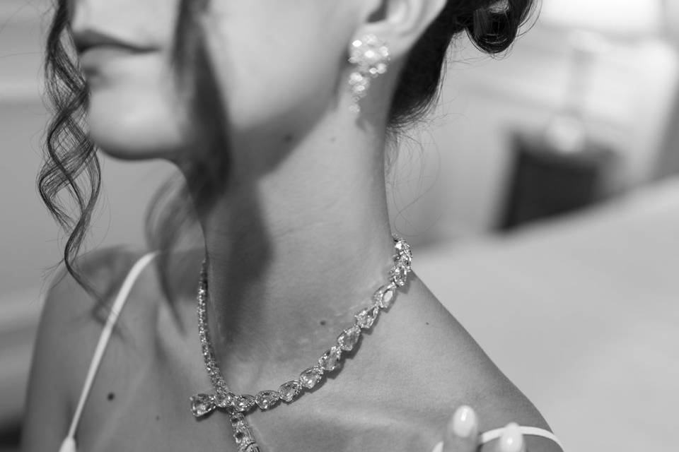 La mariée se prépare
