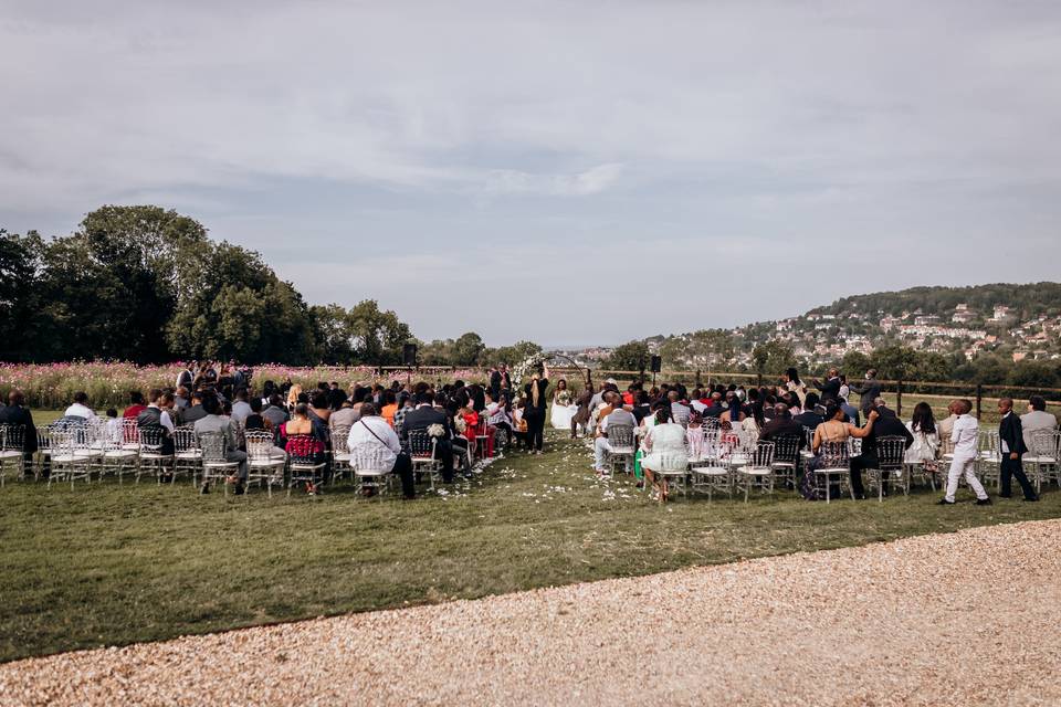 Cérémonie vue mer