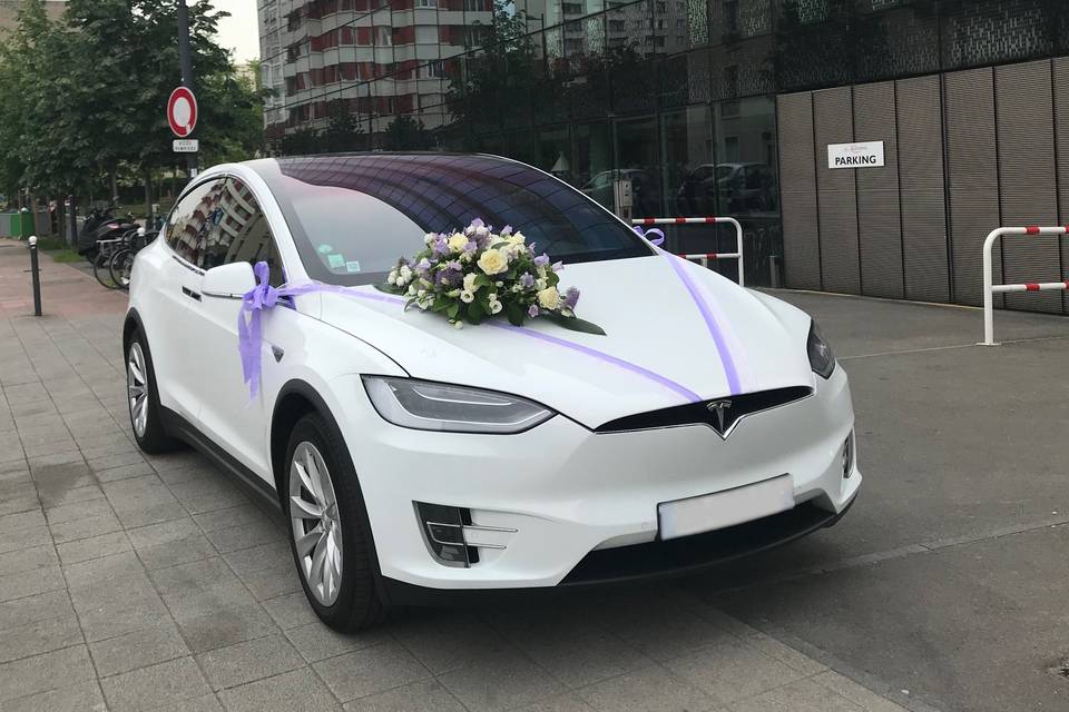 Tesla Model S + déco