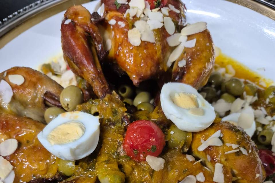 Poulet aux olives