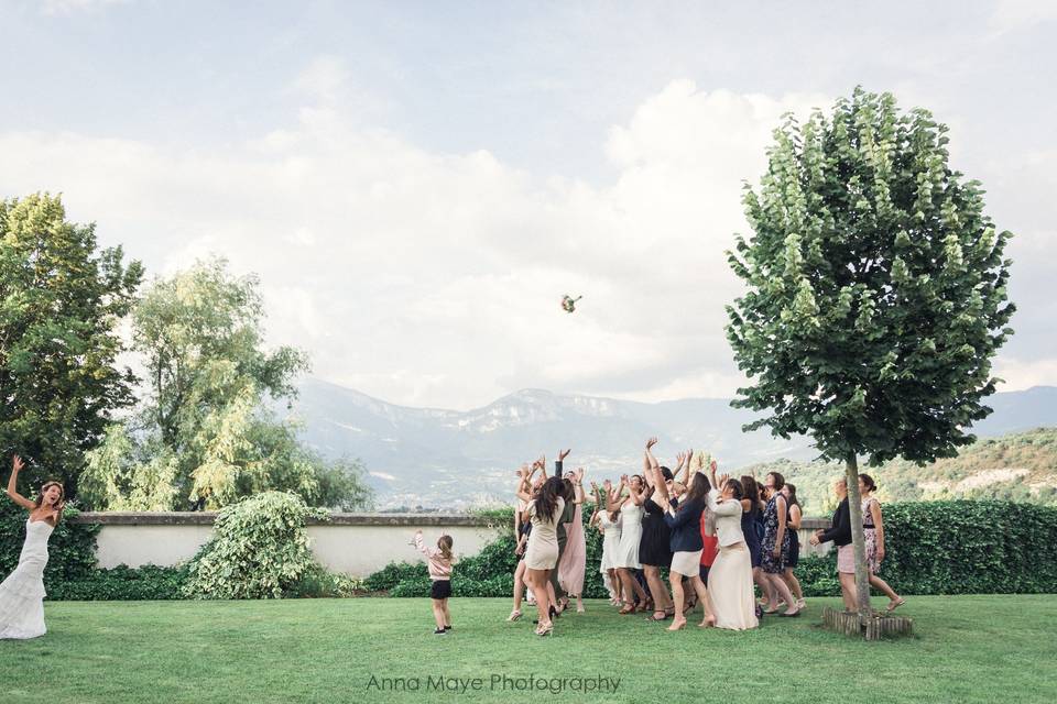 Lancé de bouquet