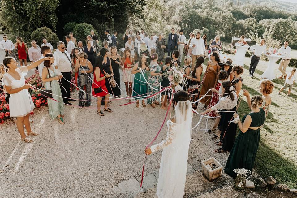 Lancé de bouquet