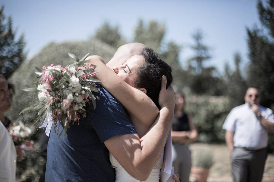 La mariée et son frère