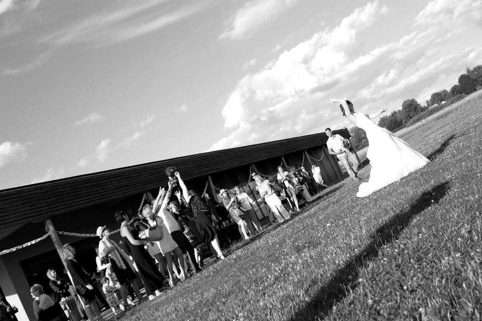 Lancer de bouquet