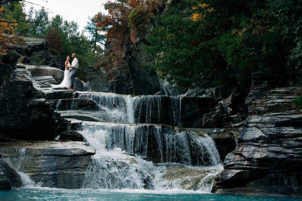 Photo couple Trash the Dress