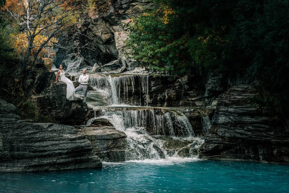 Photo couple Trash the Dress