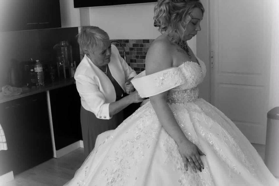 Préparation de la mariée