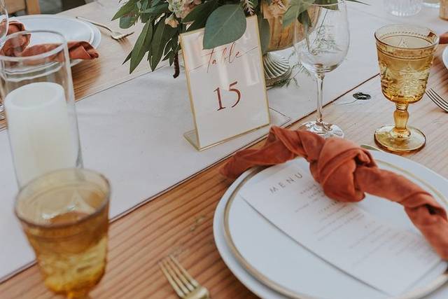 Mariage terracotta