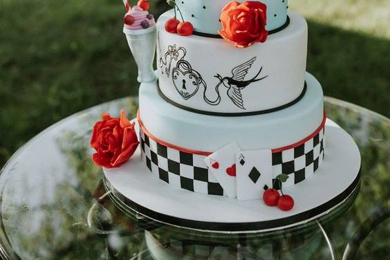 Wedding cake thème Rockabilly