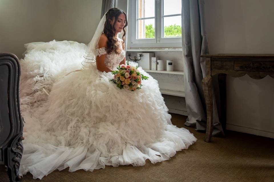 Préparatifs de la mariée