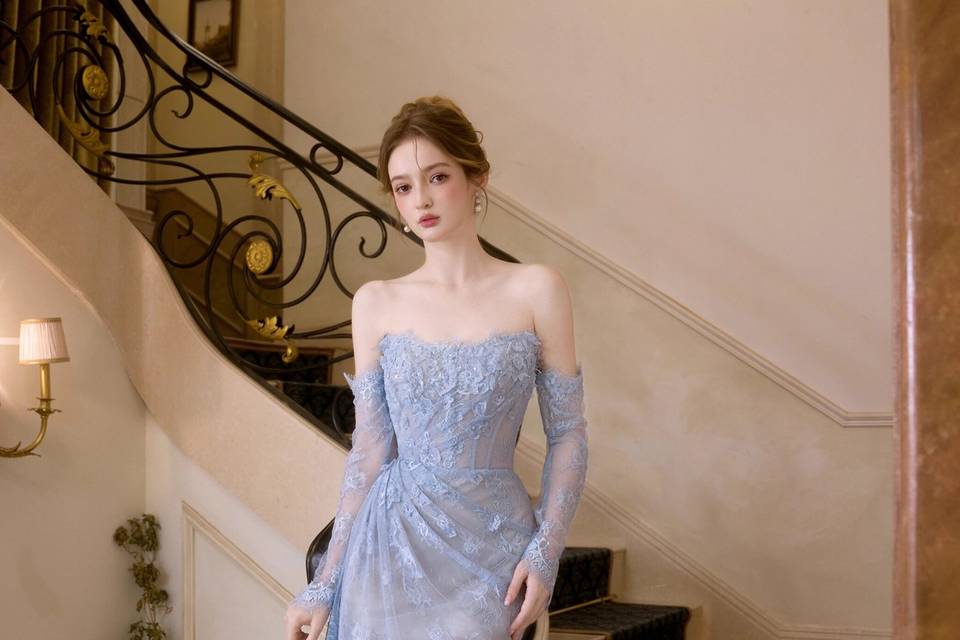 Robe Bleu Brume