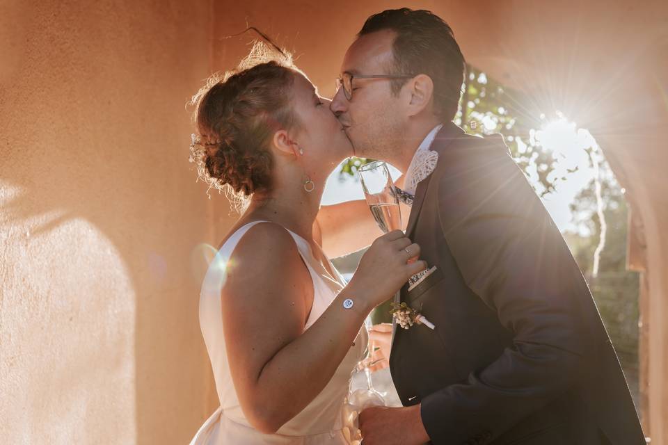 Couple sunset