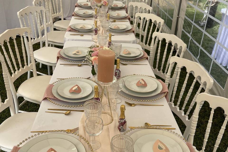 Tables invités