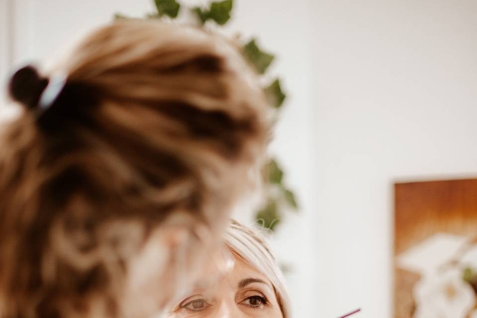 Maquillage de la mariée