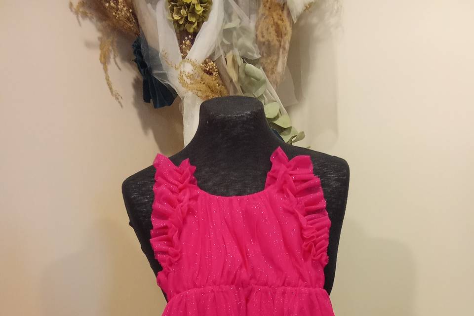 Robe fillette pailleté