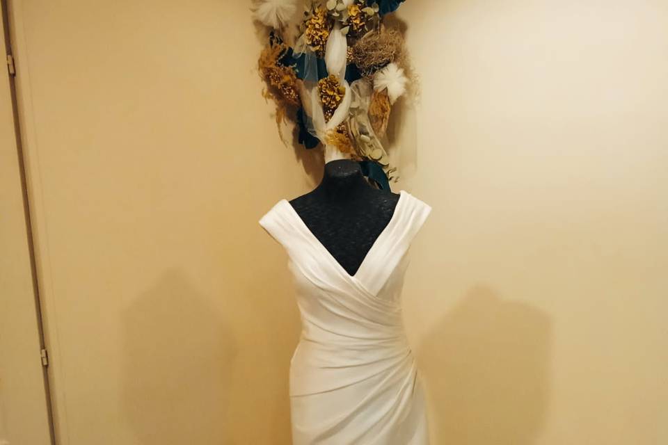 Robe sirène satin