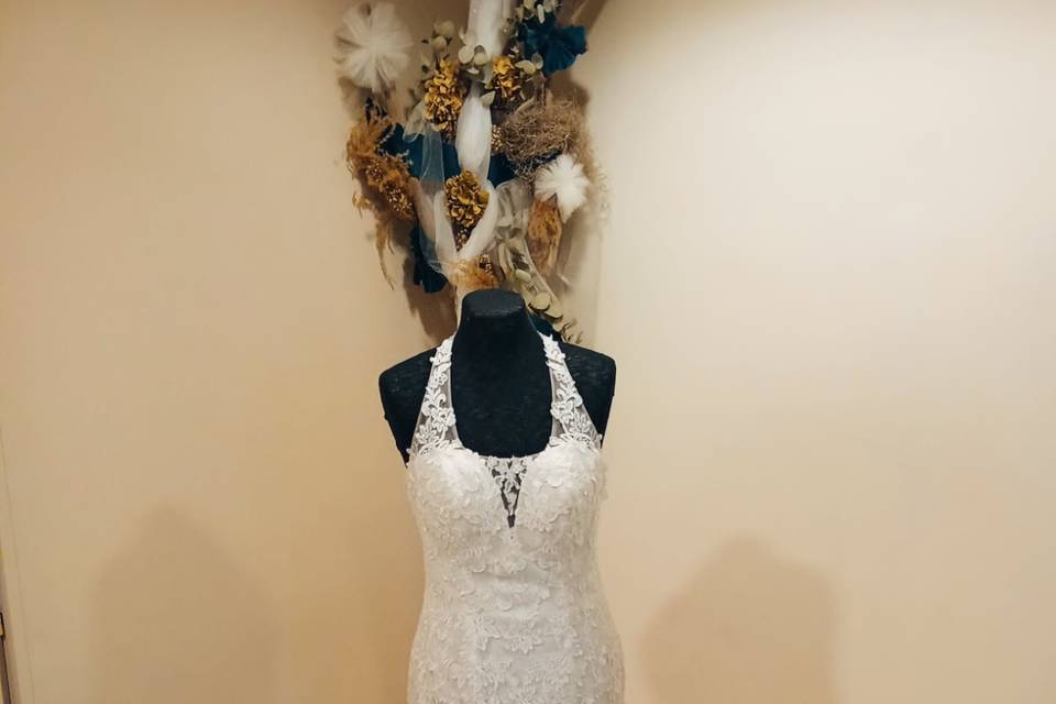 Robe sirène dentelle