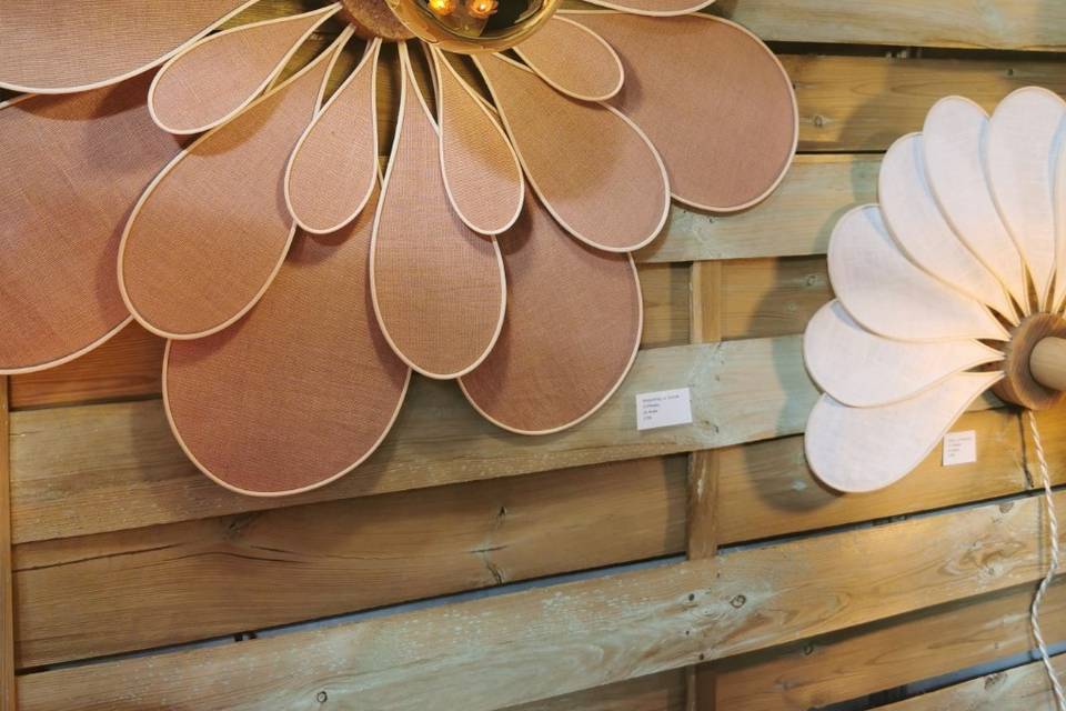 Applique murale fleur