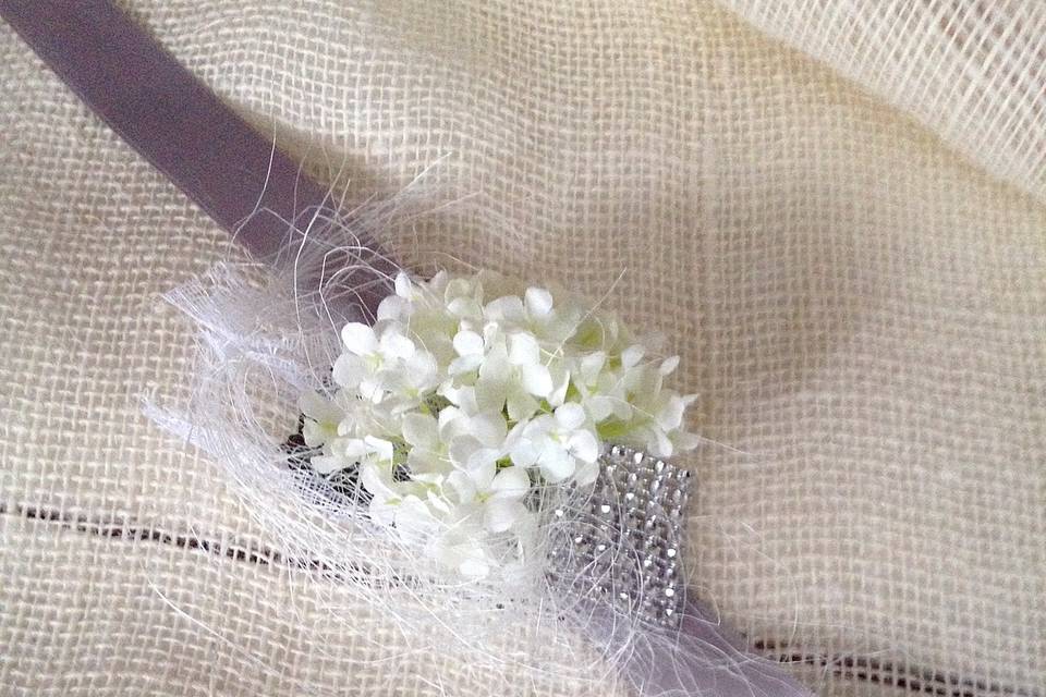 Bracelet de fleurs mariée