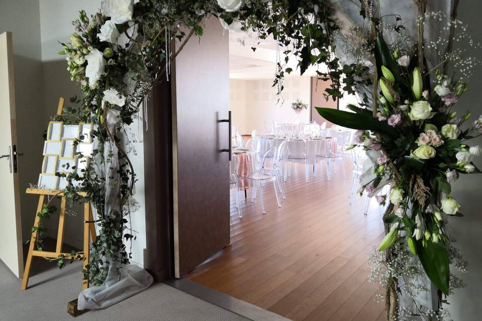 Salle - Arche fleur
