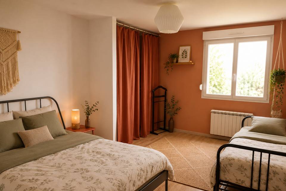 Gite Halles - Chambre