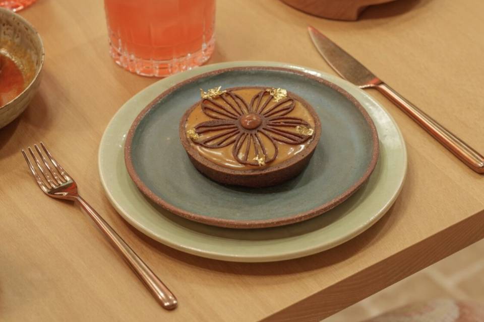 Tarte chocolat foie-gras