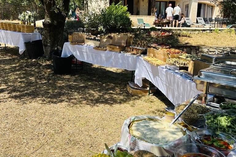 Buffet mariage provençal