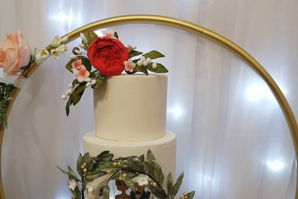Wedding cake arche