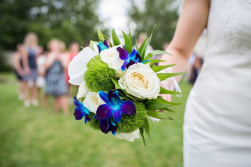 Bouquet de mariée orchidée