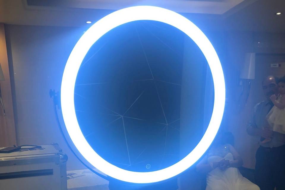 Mirroir avec led ring