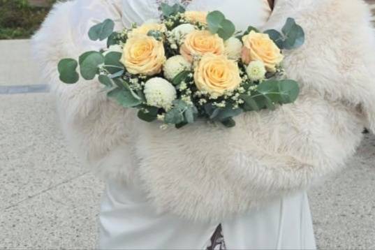 Bouquet Mariée Pêche