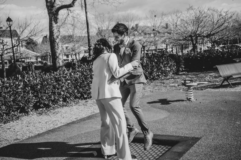 Séance couple mariage