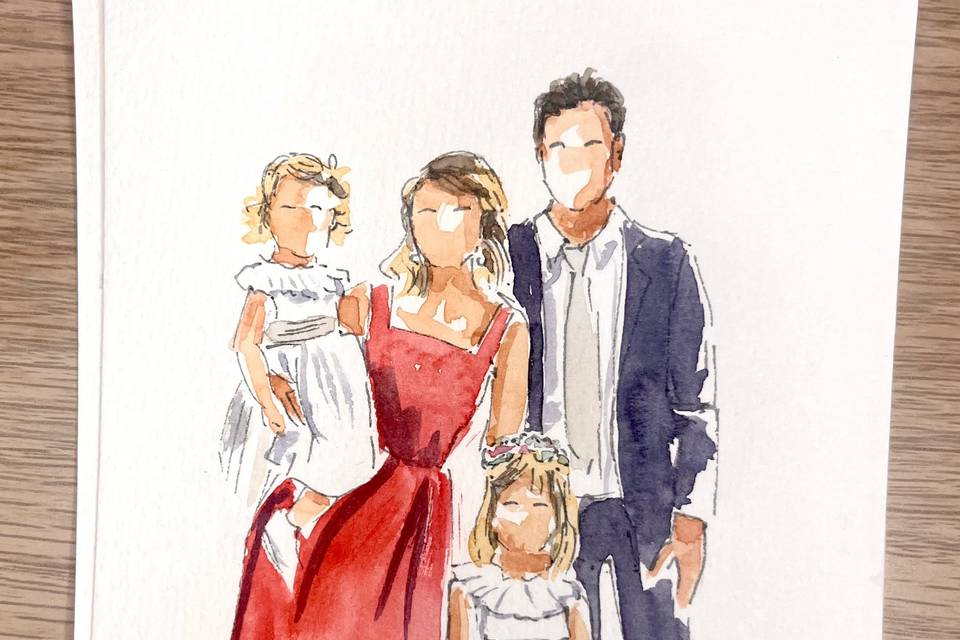 Portraits des invités