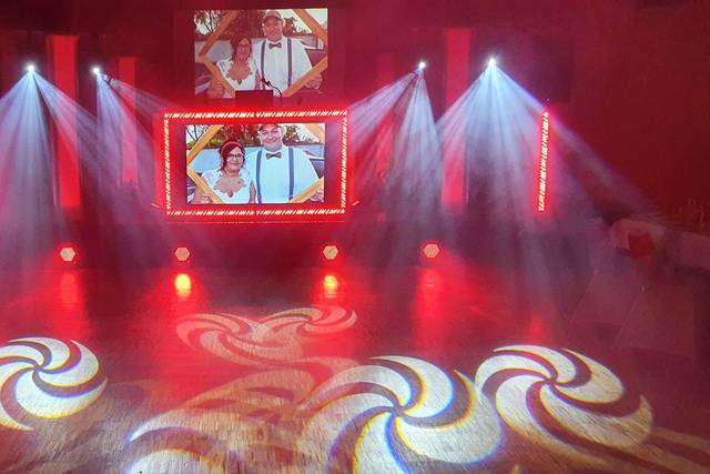Piste de danse mise en lumière