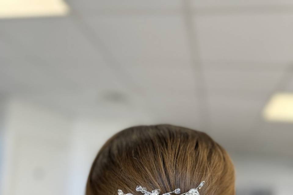 Chignon sophistiqué