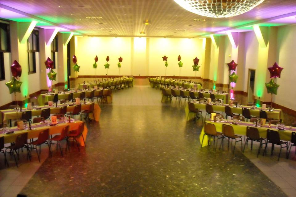 Eclairage architectural salle