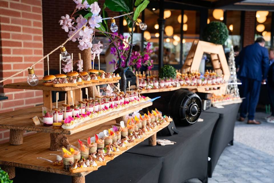 Buffet cocktail dinatoire
