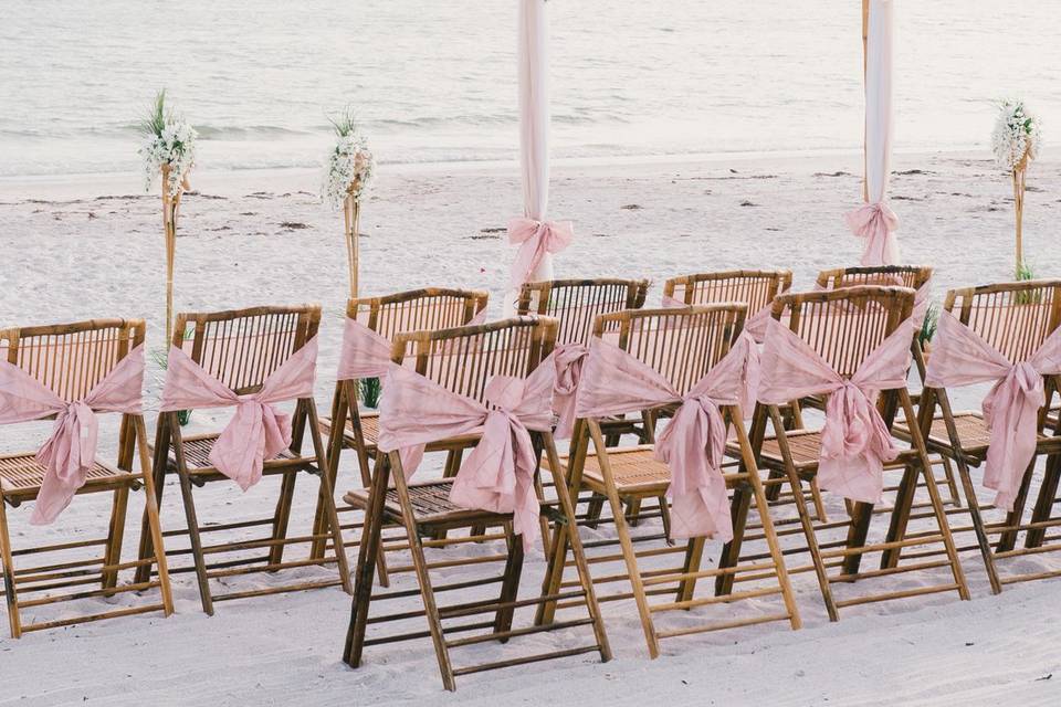 Cérémonie laique face à la mer